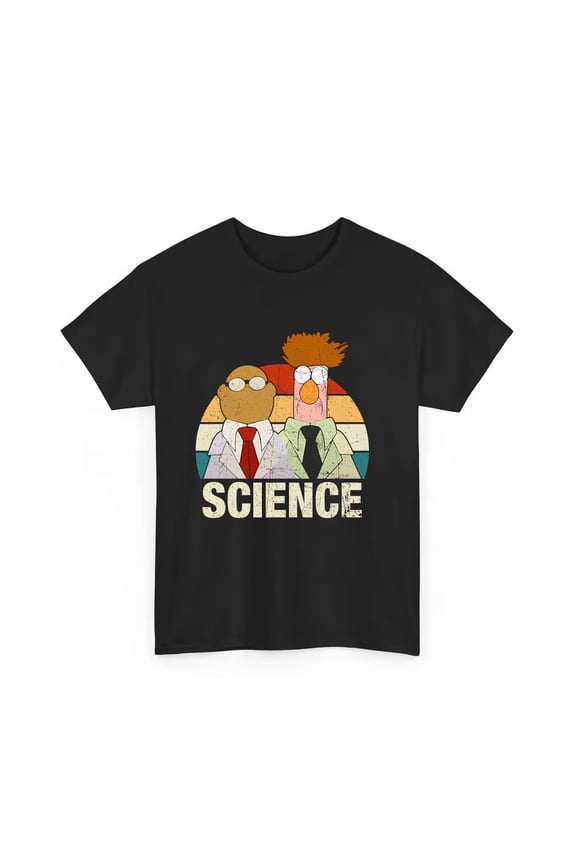 Muppets Science Bunsen And Beaker Unisex T-Shirt, Funny Science Shirt, Muppet Shirt, Teacher Shirt, Kindergarten Shirt, Teacher's Day Gift, unisex soft-style t-shirt