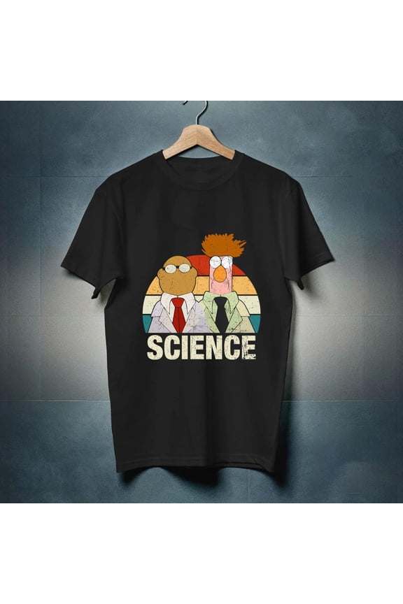 Muppets Science Bunsen And Beaker Unisex T-Shirt, Funny Science Shirt, Muppet Shirt, Teacher Shirt, Kindergarten Shirt, Teacher's Day Gift, unisex soft-style t-shirt