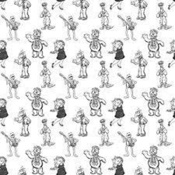 Muppets Sketch Cotton Fabric