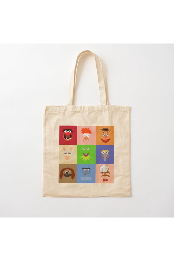 Muppets Style 002 Canvas Tote Bags, Reusable Shopping Bag