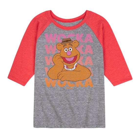 Muppets - Wocka Wocka - Toddler And Youth Raglan Graphic T-Shirt