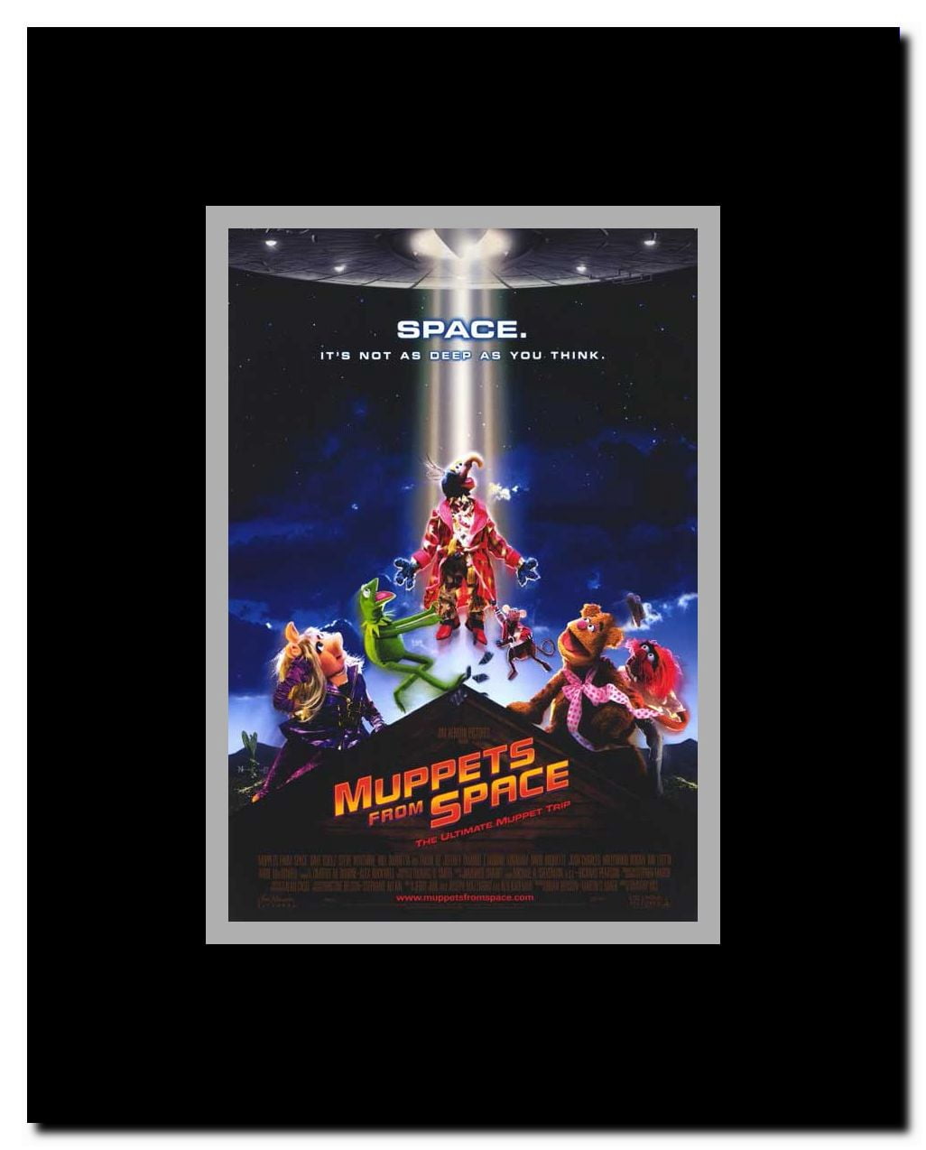Muppets from Space Framed Movie Poster