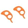 thumbnail image 1 of Mupvlun 2 Pcs Fruit Peelers for Oranges, Lemons, Grapefruits - , Food-Grade, Non-, Effortless Peeling, Easy to Clean Orange, 1 of 9