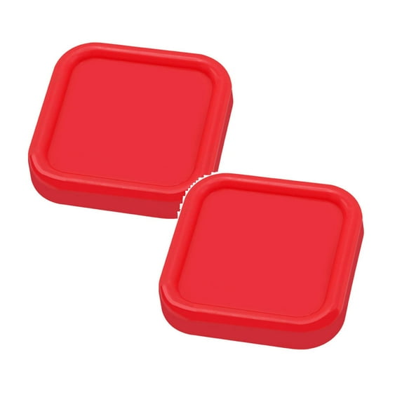Mupvlun 2 Pcs Square Plastic Magnetic Pin Cushion Anti Loss Sewing Pin Needle Storage Holder Magnetic Push Pins Holder for Sewing Quilting DIY Projects, Pincushions Red