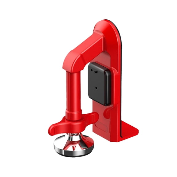 Mupvlun Anti-Collision Door Top Device for Rental Housing, Hotel Safety Door Stopper, Girl Living Alone Security Door Brace Red