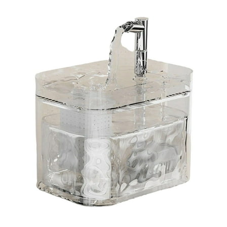 Mupvlun Cat Drinking Fountain with Silent Pump and Automatic Circulating Filter, Suitable for Pets, Birds and Dogs (A)
