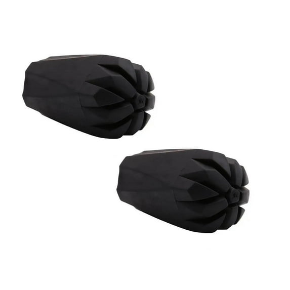 Mupvlun Durable Replacement Rubber Tips for Trekking Poles - Universal Anti- Hiking Stick Caps - Shock Absorbing Pole Accessories 2 Pcs