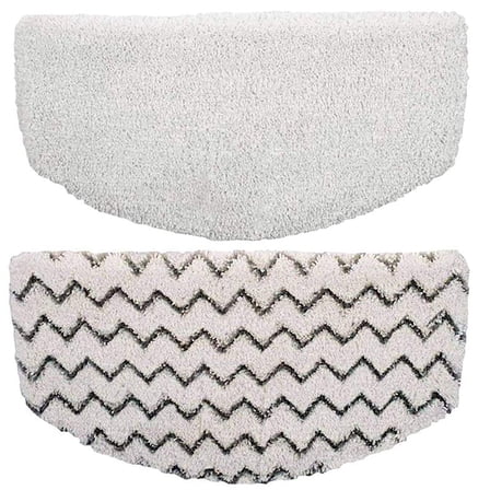 Mupvlun Extra-Large Microfiber Mop Cloth, Highly Absorbent, Reusable, Washable and Durable, Lint-Free, With Excellent Scrubbing Ability for All Floors White