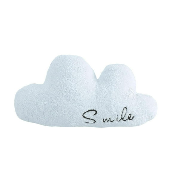 Mupvlun Large Cloud Shaped Pillows, Cute Plush Room Decor, Soft Pillows for Living Bedroom Office, School Dormitory, Back to School (Blue)