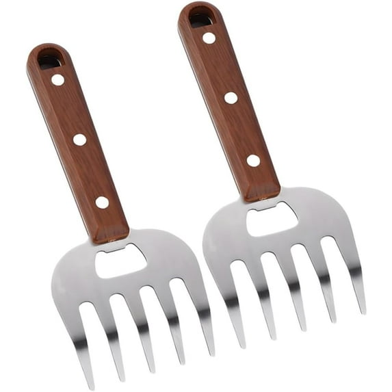 Mupvlun Meat Shredder Claws Pulled Pork Claws for Meat Shredding Chicken Shredder Tool Barbecue Accessories Gift for Men 2 Pcs