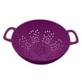 thumbnail image 1 of Mupvlun Mini Colander - Food Strainer with Double Handles for Fruits, Vegetables, Pasta, 7.6''x5.91'' Purple, 1 of 4