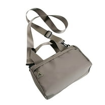 Mupvlun Mini Gym Bag Small Sport Bag Adjustable Duffle Bag Detachable Strap Gym Tote for Men Women Portable Shoulder Fitness Bag for Travel Sports Grey