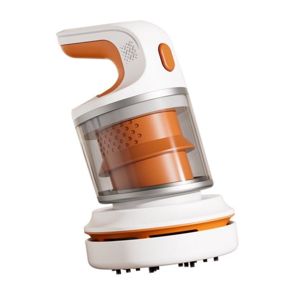 Mupvlun Mini Portable Desktop Vacuum Cleaner, Cordless USB Rechargeable for Home Keyboard, Gifts for Women, Couple Orange