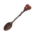 thumbnail image 1 of Mupvlun Natural Heart Spoon - Long Handle, Food-Grade, Suitable for Ice Coffee/Dessert/Stirring, Unique Gift Red, 1 of 9