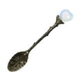 thumbnail image 1 of Mupvlun Natural Heart Spoon - Long Handle, Food-Grade, Suitable for Ice Coffee/Dessert/Stirring, Unique Gift Sky Blue, 1 of 9