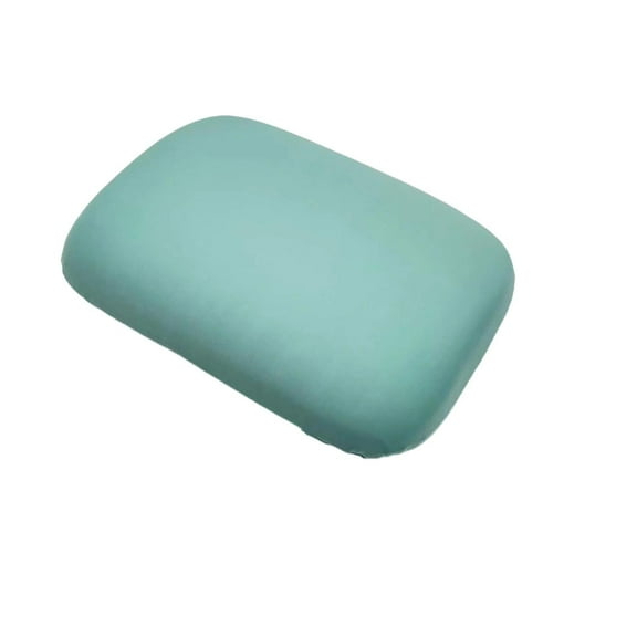 Mupvlun Portable Nap Pillow Memory Foam | Curved Neck Support | Comfortable Ergonomic Headrest for Office Desk, Travel, Rest, Reading |14.96''x10.24''x3.94'' Mint Green