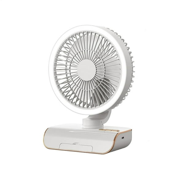 Mupvlun Remote-Control Desk Fan – 5-Speed Quiet Air Circulator, Wall-Mountable for Bedroom & Office Grey