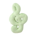 thumbnail image 1 of Mupvlun Soft Plush Treble Clef Shaped Pillow, Musical Note Design Decorative Cushion for Music Lovers, Home Decor and Office Use Green, 1 of 4