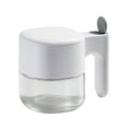thumbnail image 1 of Mupvlun Sugar and Salt Container Set, Spice Container with Lid and Spoon, Glass Airtight Seasoning Jars for Kitchen Counter Keeping Sugar, Salts White, 1 of 3