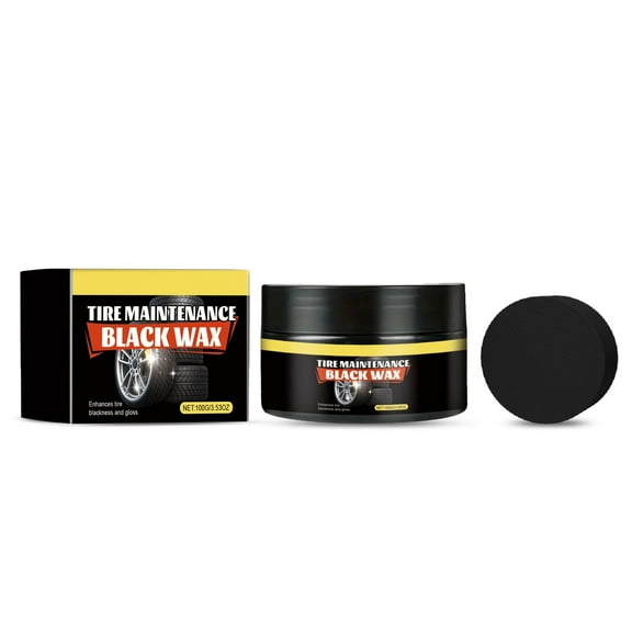 Mupvlun Tire Shine Gel Restores Faded Rubber Protects Against UV Non Greasy Formula for Cars Trucks Motorcycles Long Lasting Shine Black