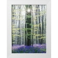 thumbnail image 1 of Muqa, Burim 18x24 White Modern Wood Framed Museum Art Print Titled - Sun Between Trees, 1 of 4