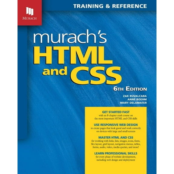 Murach's HTML and CSS, (Paperback)