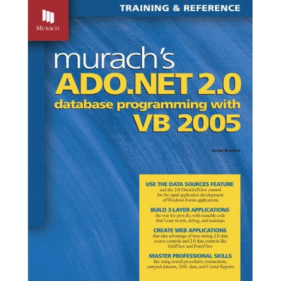 Pre-Owned Murach's ADO.NET 2.0 Database Programming with VB 2005 (Paperback) 189077443X 9781890774431