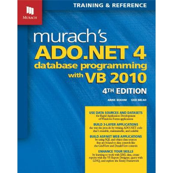 Pre-Owned Murach's Ado.Net 4 Database Programming with VB 2010 (Paperback) 1890774626 9781890774622