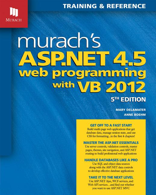 Murach's ASP.NET 4.5 Web Programming with VB 2012 (Training&Reference) - image 1 of 3