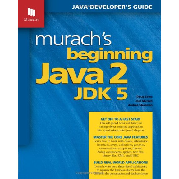 Pre-Owned Murach's Beginning Java 2, JDK 5 (Paperback) 1890774294 9781890774295