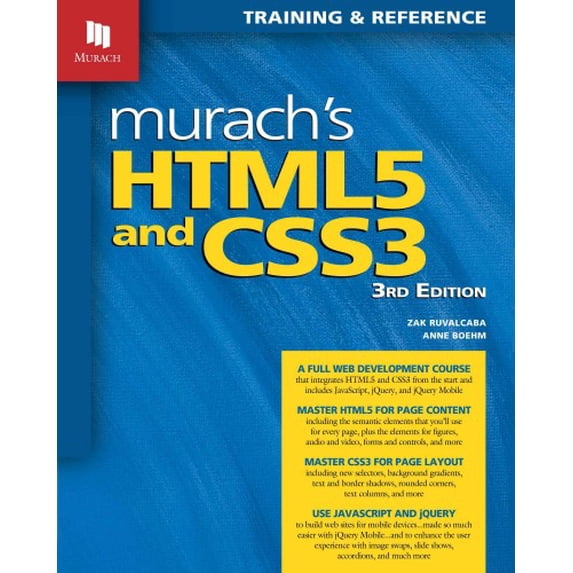Pre-Owned Murach's HTML5 and CSS3, 3rd Edition