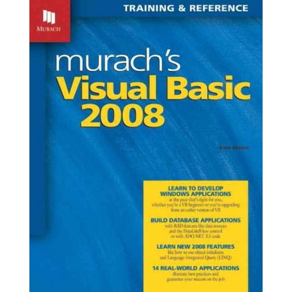 Murach's Visual Basic 2008 : Training & Reference
