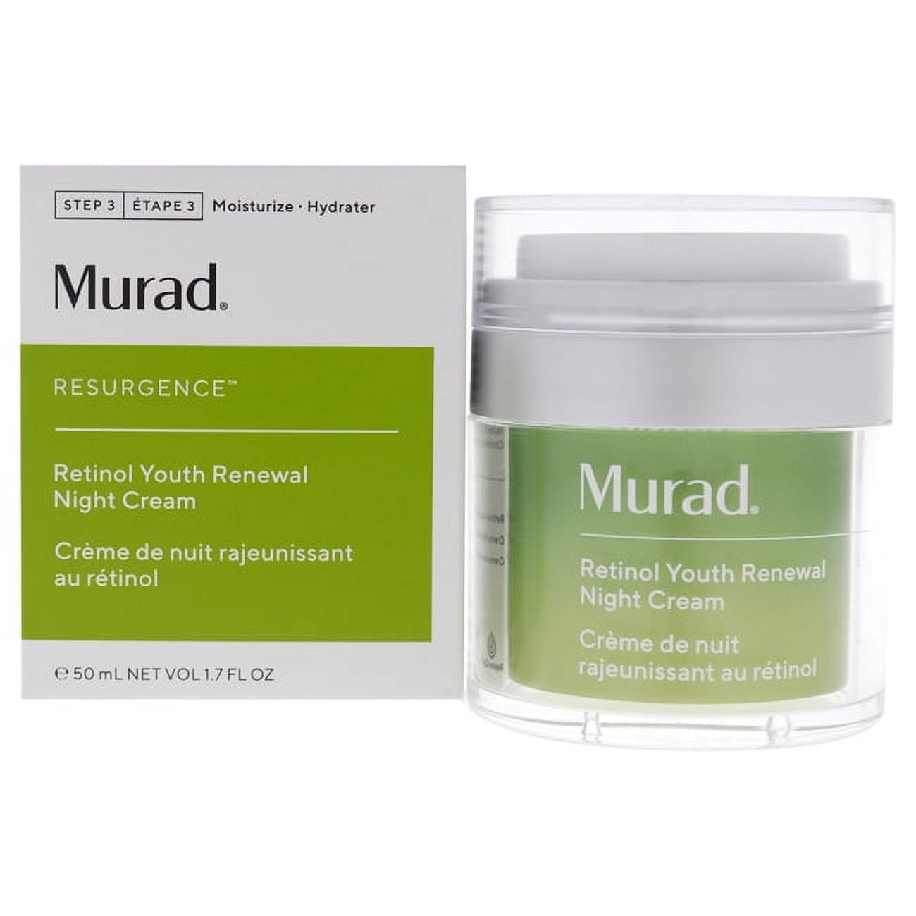 Murad Resurgence Retinol Youth Renewal Night Cream 1.7oz - Imperfect ...
