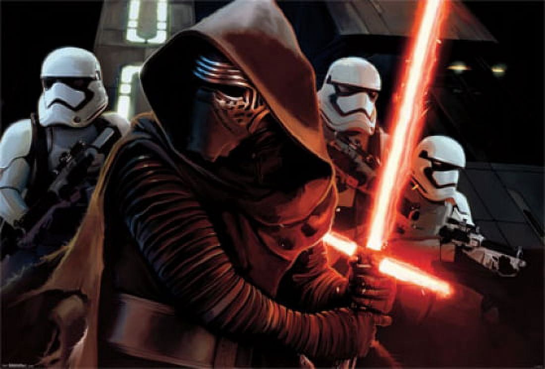 Toile Imprimée Star Wars Kylo Ren Movie Greats - Impression Giclée Sur Canvas - Plusieurs Tailles - Encadrée - Neuve