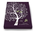 thumbnail image 1 of MuralMax - His, Her Personalized Canvas Wall Art - Custom Tree With Heart Initials, Names, Date - Gifts For Milestone Occasions, Wedding Anniversary, Housewarming - Purple - Size 11x14, 1 of 6