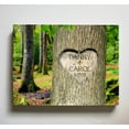 thumbnail image 1 of MuralMax Personalized Canvas Tree Carved Names & Established Date: Unique Wall Decor Gifts For Housewarming, Anniversary, Bridal Showers, Retirement Parties - Color # 7 Size-12x10, 1 of 5