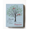 thumbnail image 1 of MuralMax Personalized Inspirational Canvas Tree Art Verse - Family is What Happens When Two People Fall in Love - Wall Decor Gifts For Milestones Occasions - Color - Sky Blue - Size - 8x10, 1 of 6