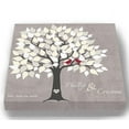 thumbnail image 1 of MuralMax Personalized Wedding Tree Guest Book - Unique & Memorable Alternative Way For 100-150 Signatures For Canvas Wall Decor - One of A Kind Bridal Shower Gift - Color - Taupe - Size 30x30, 1 of 5