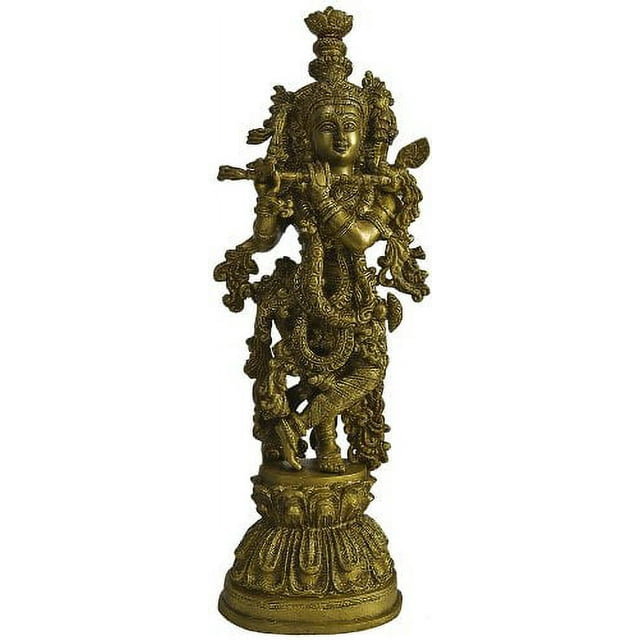 Murali Krishna - Brass Statue