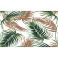 thumbnail image 1 of MuralsPrint Belucci Green and Brown  Feathers Removable Wallpaper - 24'' inch x 10'ft, 1 of 3