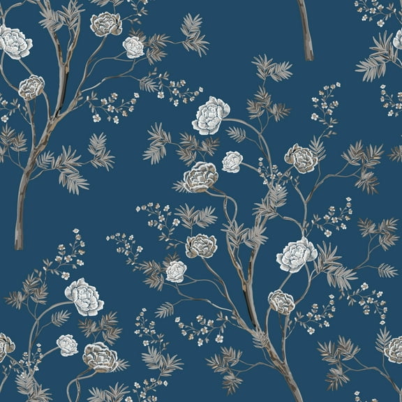 MuralsPrint Exotic Chinoiserie Removable Wallpaper - 24'' inch x 10'ft