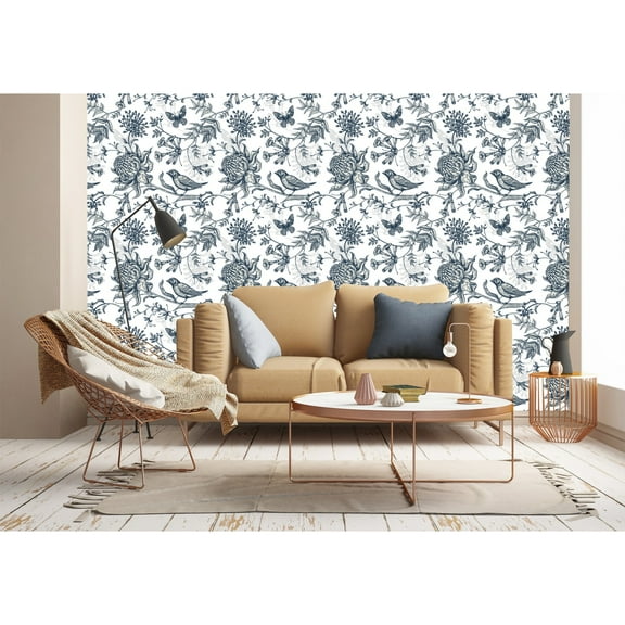 MuralsPrint Hummingbird Peel and Stick Wallpaper - 24'' inch x 10'ft