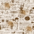 thumbnail image 1 of MuralsPrint Retro Coffee Theme Removable Wallpaper - 24'' inch x 10'ft, 1 of 3