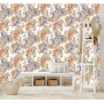thumbnail image 1 of MuralsPrint Seamless Royal Paisley Wallpaper Peel and Stick, Eco-friendly Removable Wallpaper, 10'L x 24''W, 1 of 5