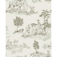 thumbnail image 1 of MuralsPrint Toile De Jouy  Stile Peel and Stick Wallpaper - 24'' W x 10' L, 1 of 4