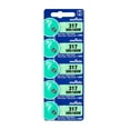 thumbnail image 1 of Murata 317 SR516SW Battery 1.55V Silver Oxide Watch Button Cell - Replaces Sony 317 (5 Batteries), 1 of 8