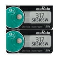 thumbnail image 1 of Murata 317 SR516SW Watch Batteries Button Cell, 2 Pcs, 1 of 1