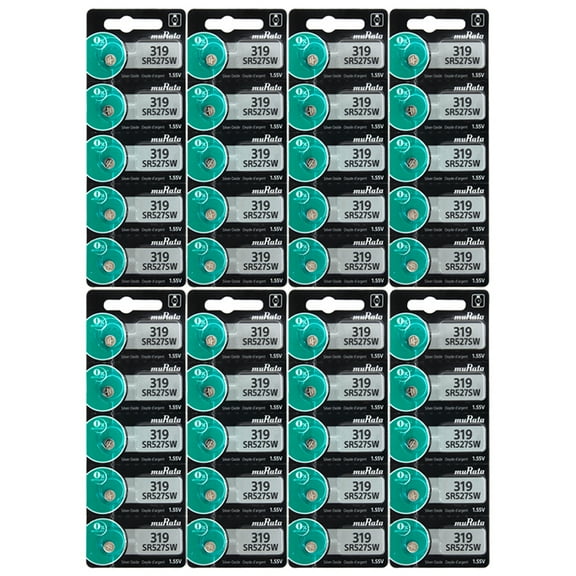 Murata 319 SR527SW Batteries Button Cell ,40 Pack