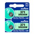 thumbnail image 1 of Murata 371 Battery 1.55V Silver Oxide Watch Button Cell (2 Batteries), 1 of 5