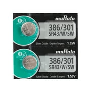 Murata 386 301 SR43 Silver Oxide Watch Battery